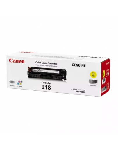 CANON CART 318 (YELLOW) (Genuine) ( ETA 2 Months )