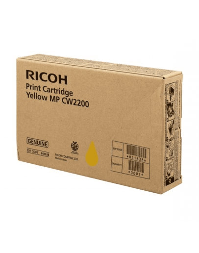 Print Cartridge Y Ricoh Aficio MPCW2200 (Genuine)