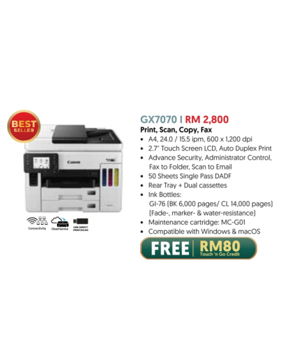 CANON GX7070 (MAXIFY MegaTank Printers)