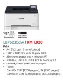 CANON LBP623Cdw (Colour Laser Printers)