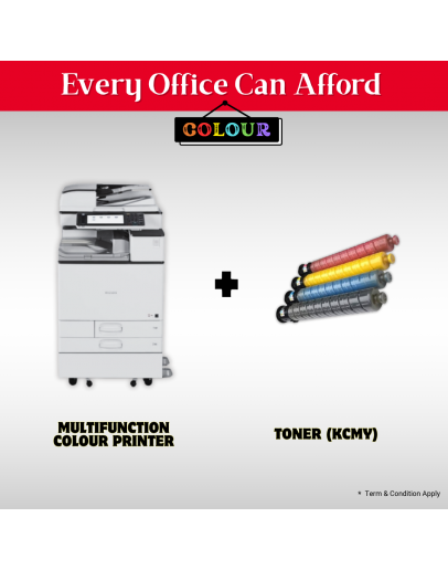 RICOH-MPC3503SP + PRINT CARTRIDGE SET KCMY (JPN IMPORT QUALITY)